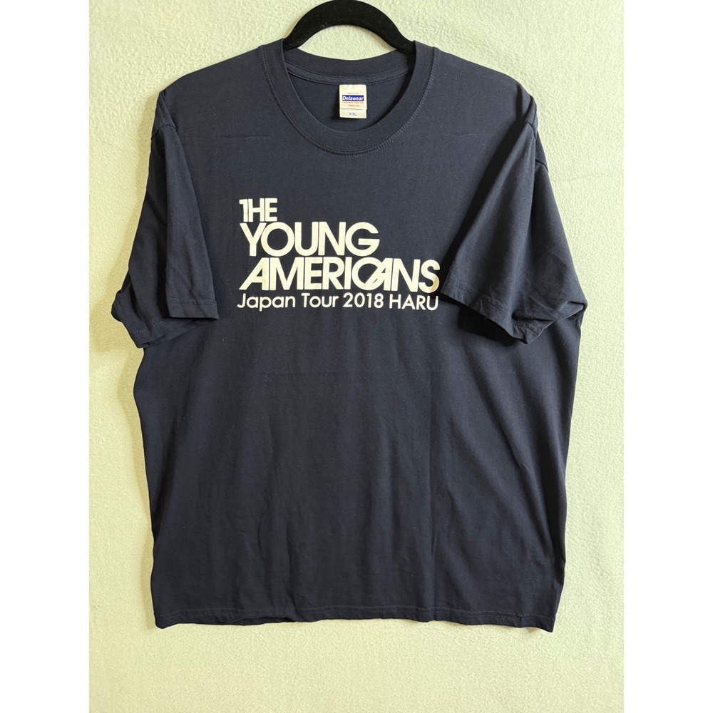 Delawear Tee Shirt Men's XXL The Young Americans Japan Tour Graphic‎